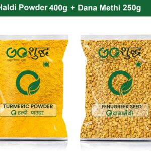 Goshudh Dana Methi 250gm & Haldi Powder 400gm Combo Pac...