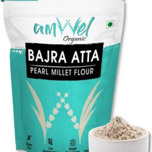 Amwel Organic Bajra Atta | Pearl Millet Flour | 450g x ...