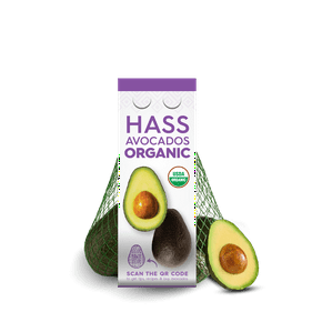 Fresh Organic Bagged Avocados, 3-4 Count