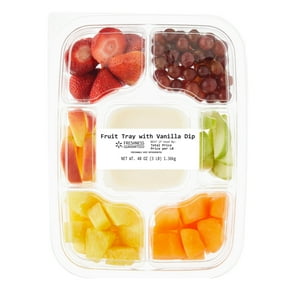 Freshness Guaranteed Fresh Cut Fruit Tray with Vanilla Dip, 48 oz