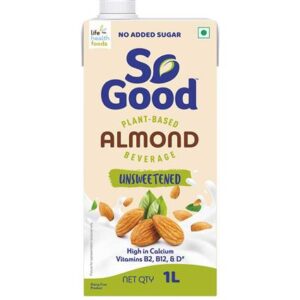 So Good Un Sweetened Almond Milk 1L