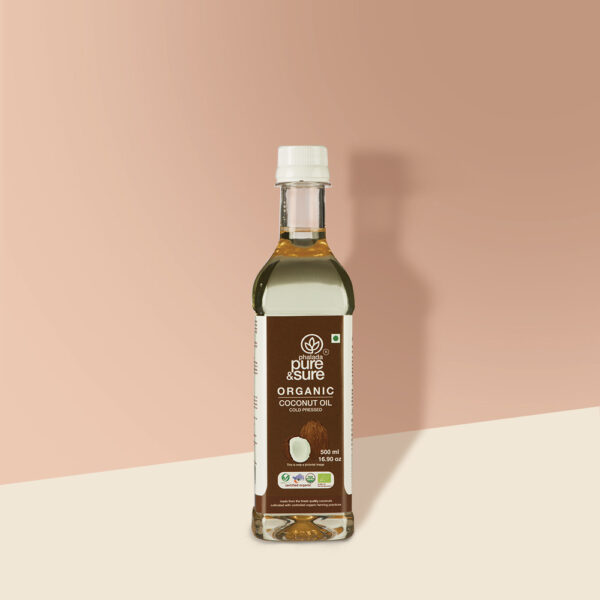 Pure & Sure Organic Coconut Oil – 500 Ml