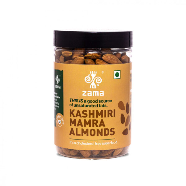 Zama organic Kashmiri Mamra Almonds – 280 Gm