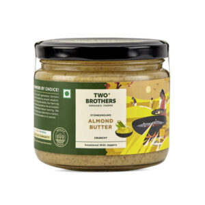 Two Brothers Almond Butter With Jaggery, Crunchy300g