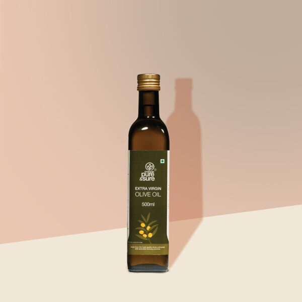 Pure & Sure Organic Extra Virgin Olive Oil – 500 Ml