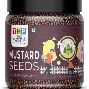 THE HERBS PLANET Organic Black Mustard Seeds Kali Sarso...