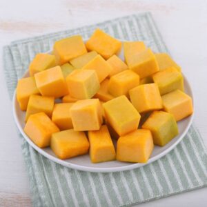 Pumpkin Cubes Cut