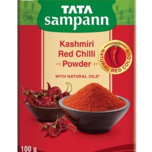 Tata Sampann Kashmiri Red Chilli Powder with Natural Oi...