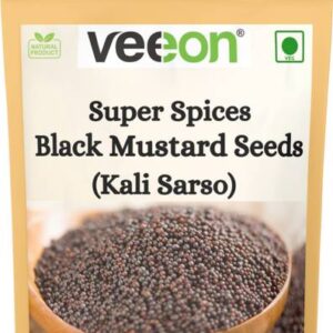 Veeon Premium Naturally Organic 200 gm Black Mustard Se...