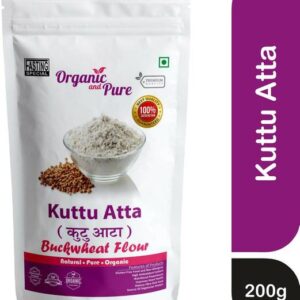 Organic and Pure Buckwheat Flour Atta, Kuttu Atta, for Fasting Upwas Vrat