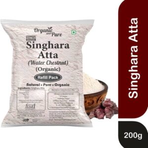 Organic and Pure Singhara Atta Flour Singoda Singhade Ka Water Chestnut Flour for Fasting Refill