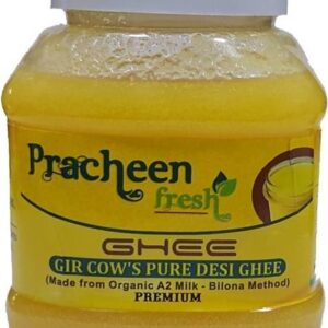 Pracheen Fresh Gir Cow's Pure Desi Ghee (Made from Organic A2 Milk) Ghee Plastic Bottle
