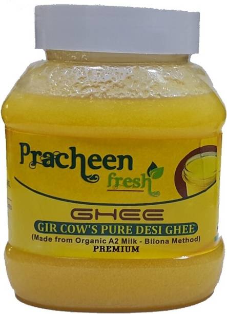 Pracheen Fresh Gir Cow’s Pure Desi Ghee (Made from Organic A2 Milk) Ghee Plastic Bottle