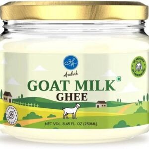 Aadvik Goat Milk Ghee 100% Pure & Natural Ghee Glass Bottle