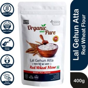 Organic and Pure Hard Red Wheat Flour, Lal Gehu Ka Atta