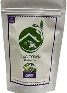 TEA TOWN - SLIMMING Herbal Green Tea (100 gm) I Caffeine Free I Infused With 5 Organic Herbs I Helps keep weight in check
