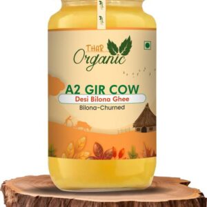THARORGANIC A2 Desi Gir Cow Ghee | Premium Quality Ghee from Natural Gir Cow's Milk Ghee Glass Bottle