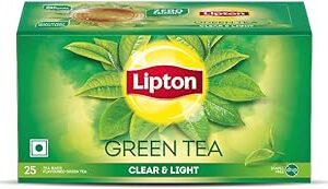Lipton Clear & Light Green Tea Bags 25 Pcs, 1.3G Each, 32.5 Grams