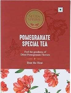 Seven Spring Healthy Pomegranate Special Tea For Heart Health | Rich in antioxidants | Premium Loose Leaf Tea?