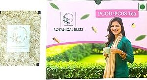 Botanical Bliss|PCOD/OS Relief Tea| A Herbal Blend Designed to Support Hormonal Balance and Alleviate Symptoms of Polycystic Ovarian Disease and Ovarian Syndrome|25 bags sachets