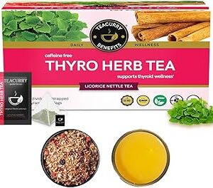 TEACURRY Thyro Herb Tea (30 Tea Bags, 1 Month Pack) - Helps To manage Weight, Thyro Balance | Natural Herbal Tea For Thyro