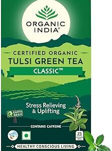 Organic India Tulsi Green TeaClassic (Hot&Cold) 25 Teabags