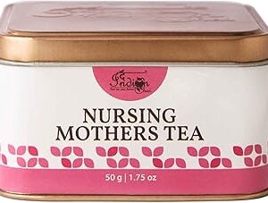 The Indian Chai Nursing Mothers Herbal Tea 50Gram For Healthy Lactation With Fenugreek, Milk Thistle, Fennel Seed & More For Breastfeeding! - Leaf