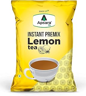 Apsara Instant Premix Lemon Tea 1kg | 2 in-1 Tea, Lemon Flavoured Tea, and Hot Lemon Tea | Refreshing Summer Drink | Ready to Drink Tea | Lemon Tea