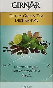 Girnar Detox Green Tea, 1080 Grams (Combo of 12)