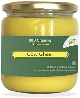 B&B Organics Hand Churned A2 Desi Cow Ghee (50 ml)/ Traditional Ghee/Bilona Ghee/Pasum Paal Nei