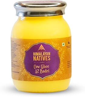 Himalayan Natives A2 Badri Cow Ghee 250ml | Pure & Authentic | Made with Milk of Native Badri Cows | Traditional Ghee