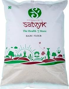 S Siddhagiri's SATVYK THE HEALTH re STORE Organic Desi Bajri/ Bajra Flour (1kg)