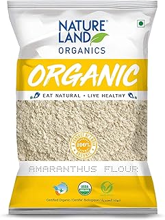 Natureland Organics Amaranthus Flour (Rajgira Flour) 500 Gm – Gluten Free Amaranth Flour