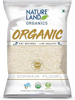 Natureland Organics Sorghum / Jowar Flour 500 Gm – Organic Flours