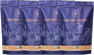 Earthen Story Organic Millet Flour Combo 3.6kg (900g x 4) | Stone-Ground Whole Grain Atta | Ragi, Jowar, Bajra & Barley Flour | Certified Organic, High-Fiber & Gluten-Free Alternative