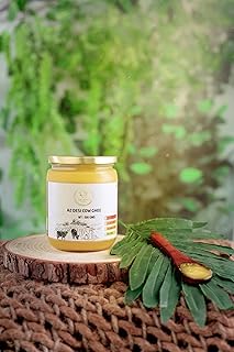 SURJA ORGANICS Farms Ghee | Kankrej Rathi Cows Desi A2 Ghee, Traditional Bilona Method, Pure Danedar Ghee, Grass-Fed, Curd-Churned,Fresh Milk Used, Lab Certified, Natural & Healthy