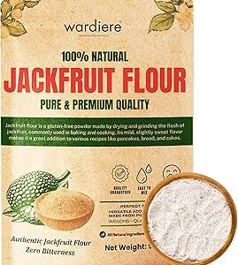 Wardiere Jackfruit Flour (500 Grams) - Organic Kerala Jackfruit Flour 365 Grade (Fine Ground) - 100% Pure